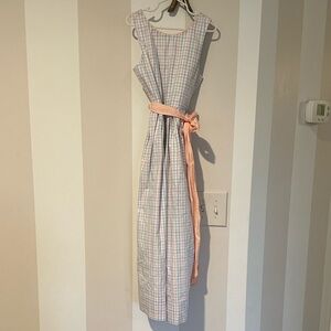 Adorable Pastel Checkered Kids Dress